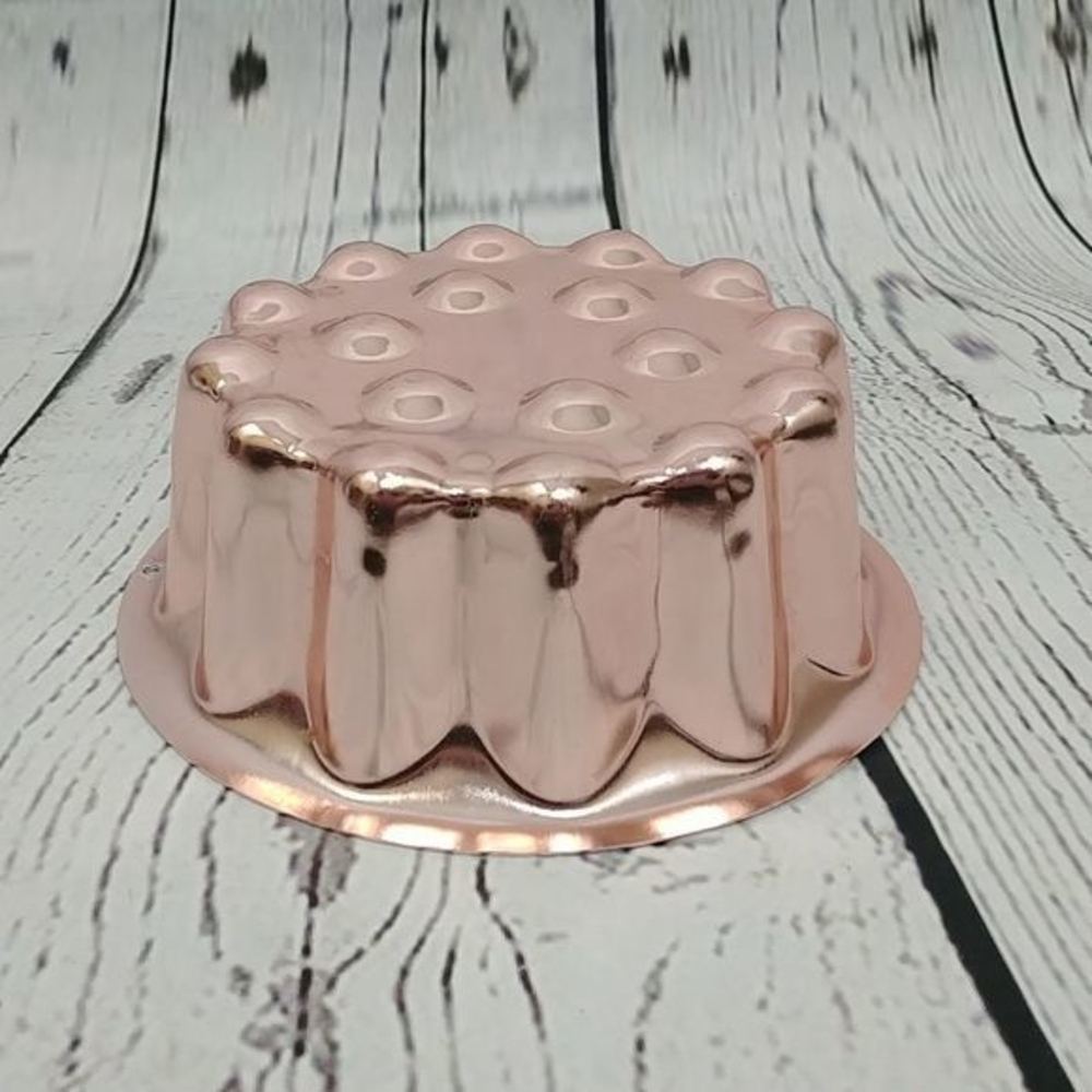 Vintage Copper‎ Round Dome Jello Mold